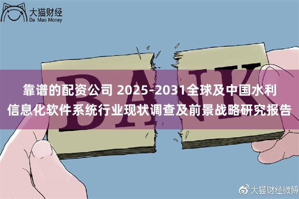 靠谱的配资公司 2025-2031全球及中国水利信息化软件系统行业现状调查及前景战略研究报告