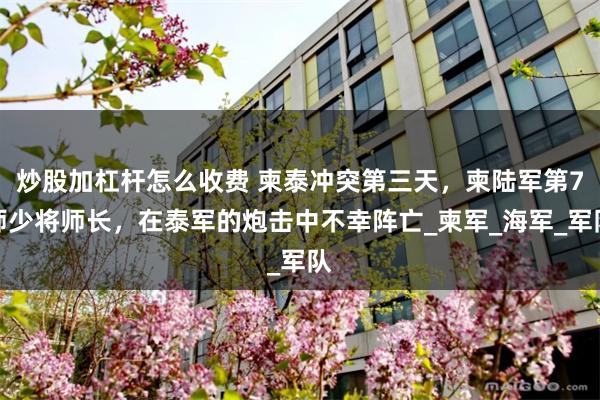 炒股加杠杆怎么收费 柬泰冲突第三天，柬陆军第7师少将师长，在泰军的炮击中不幸阵亡_柬军_海军_军队