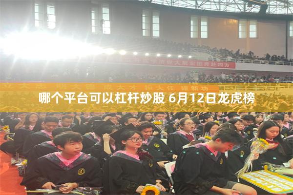 哪个平台可以杠杆炒股 6月12日龙虎榜