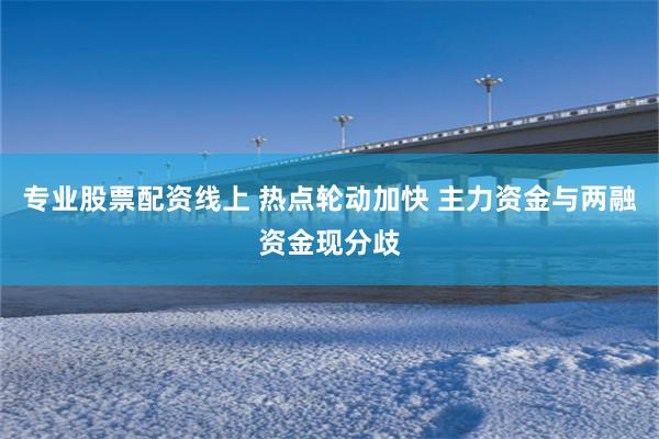 专业股票配资线上 热点轮动加快 主力资金与两融资金现分歧