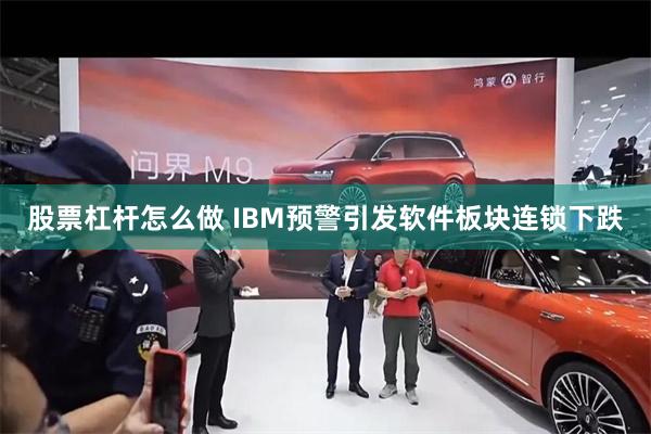 股票杠杆怎么做 IBM预警引发软件板块连锁下跌