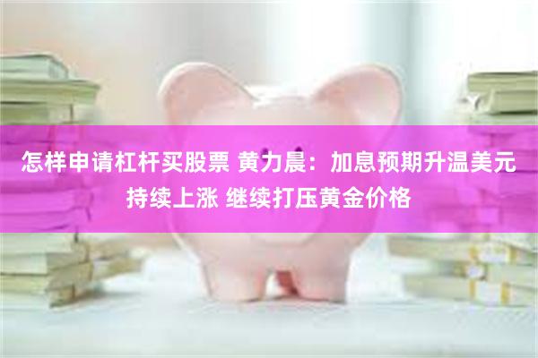 怎样申请杠杆买股票 黄力晨：加息预期升温美元持续上涨 继续打压黄金价格