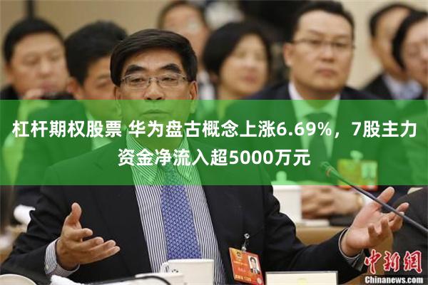 杠杆期权股票 华为盘古概念上涨6.69%，7股主力资金净流入超5000万元