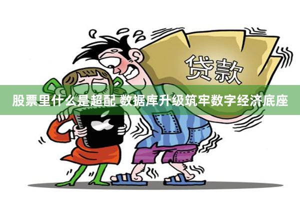 股票里什么是超配 数据库升级筑牢数字经济底座