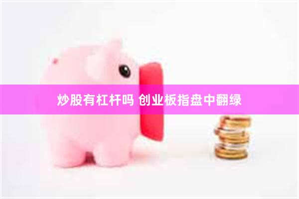 炒股有杠杆吗 创业板指盘中翻绿