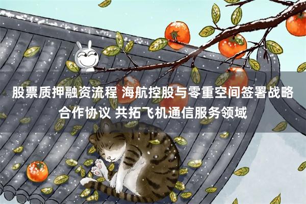 股票质押融资流程 海航控股与零重空间签署战略合作协议 共拓飞机通信服务领域