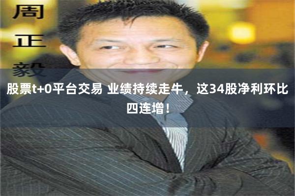 股票t+0平台交易 业绩持续走牛，这34股净利环比四连增！